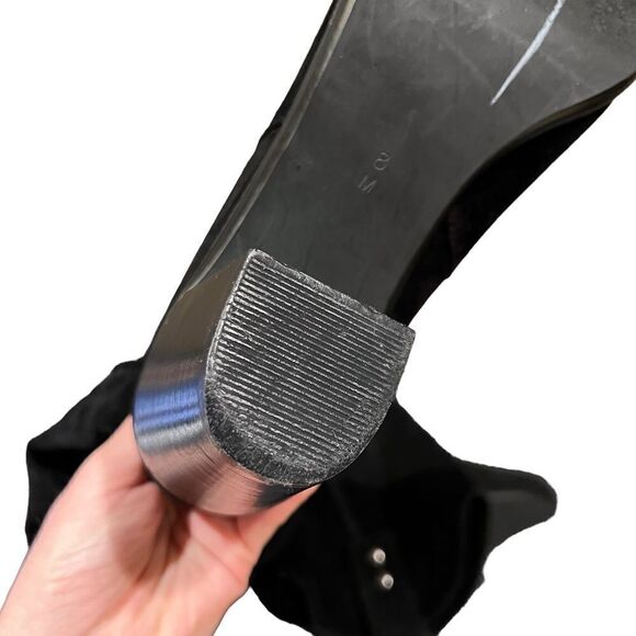 Vaneli‎ black cowboy -ish boots. Size 8M - Picture 3 of 11